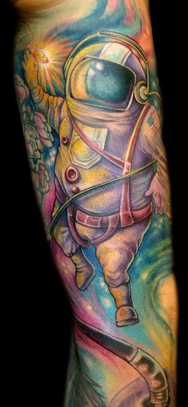 Mathew Clarke - Space Man Tattoo